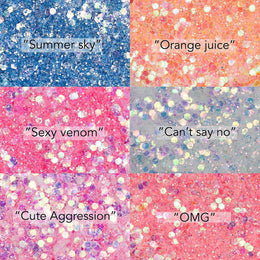 Signature glitter mix collection - 11 glitters