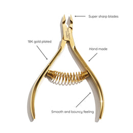 Grip & Snip cuticle nipper - 18K gold plated