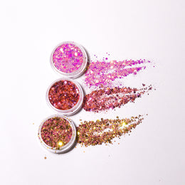 Princess glitter mix collection - 7 pcs