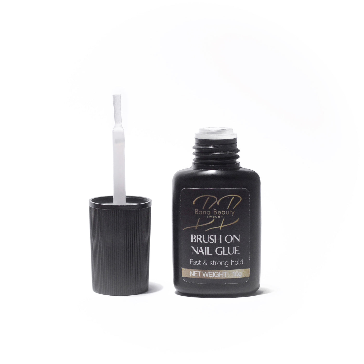 Brush on nail glue