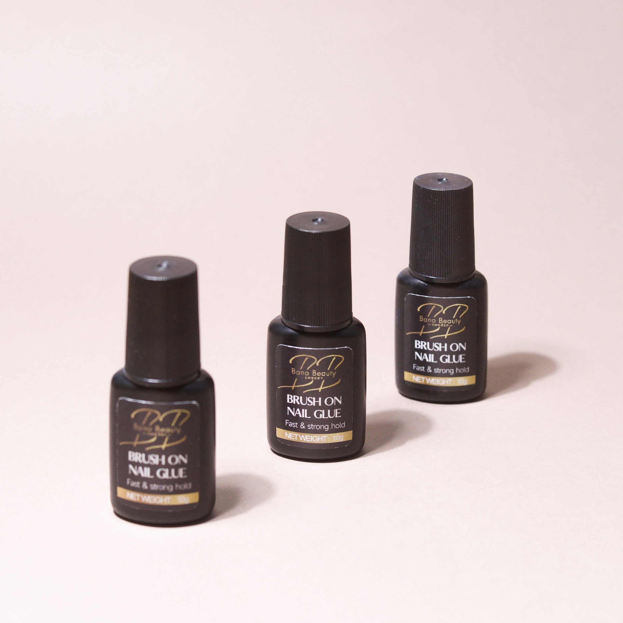 Brush on nail glue