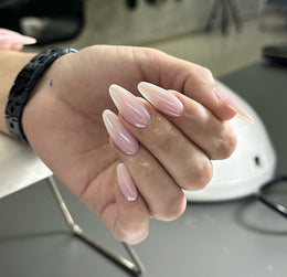 Glazed donut pearl chrome