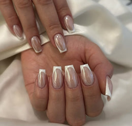 Glazed donut pearl chrome