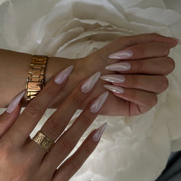 Glazed donut pearl chrome