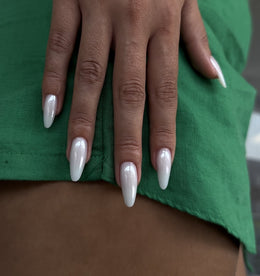 Glazed donut pearl chrome