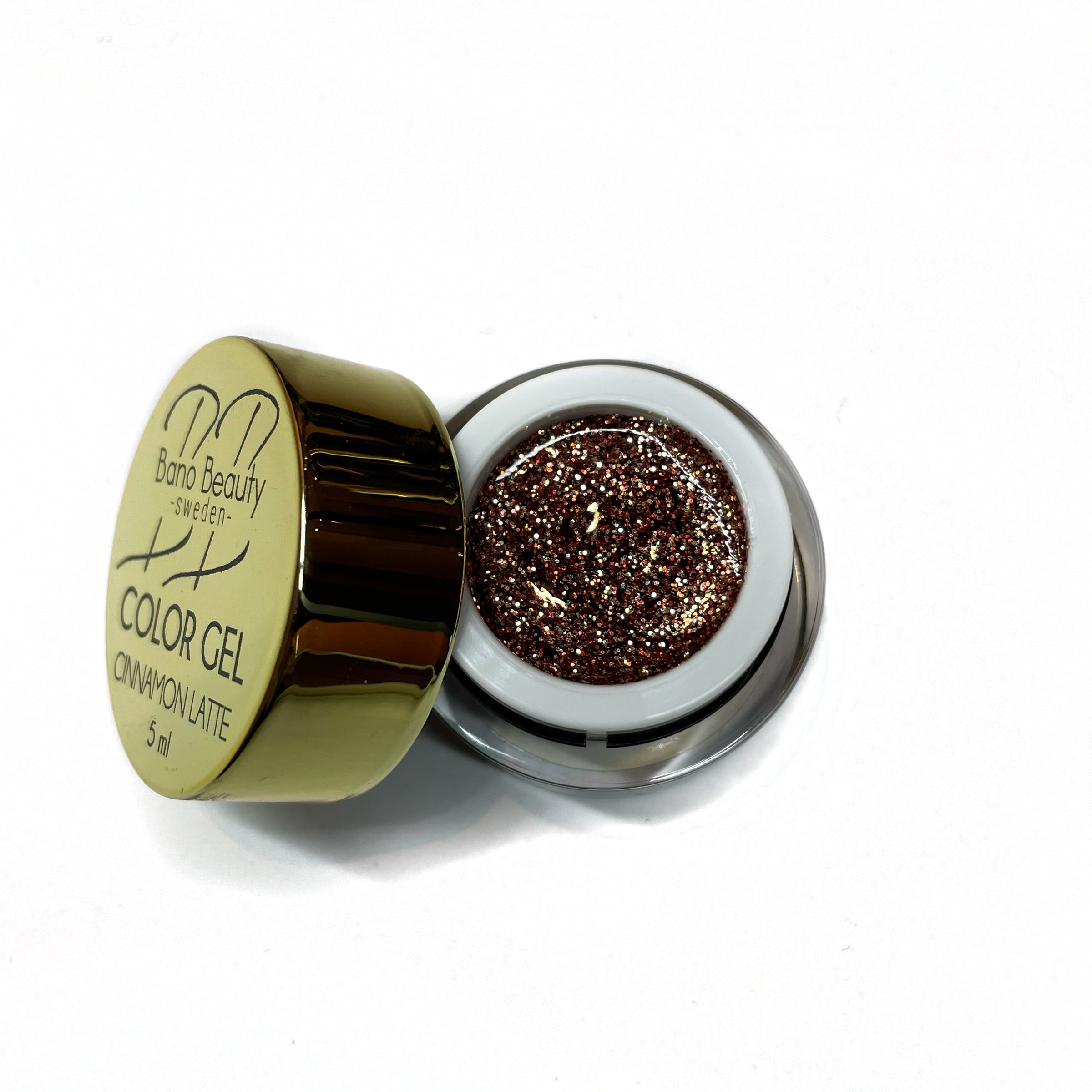 Glitter gel - "Cinnamon Latte"