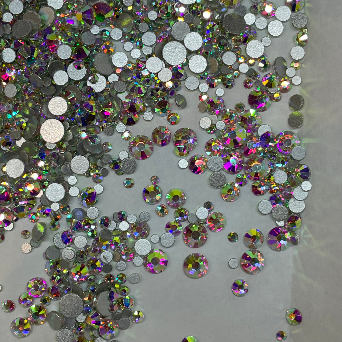 High Qualiy nail crystals "Crystal AB" - Multi pack 1440 pcs