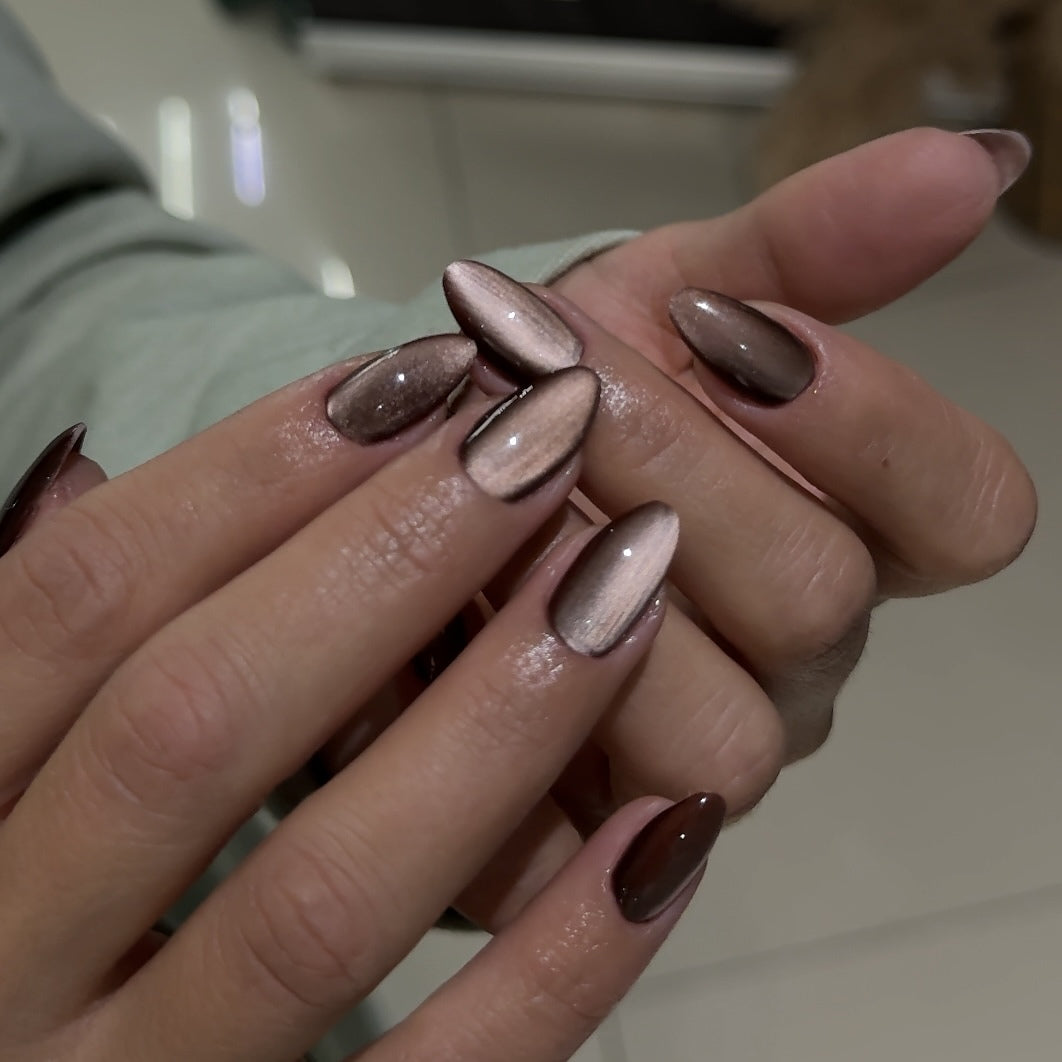 Silk cat eye - "Silky brown"