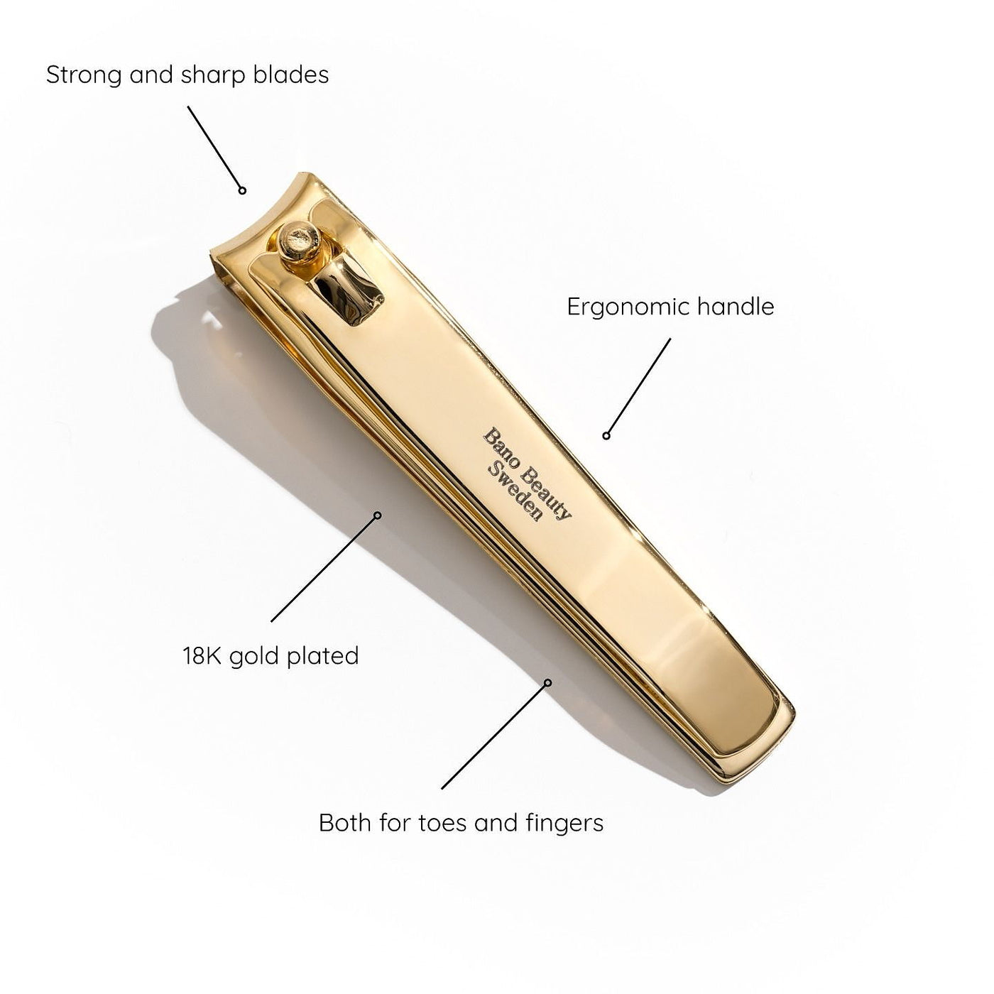 Nail clipper - 18K gold plated