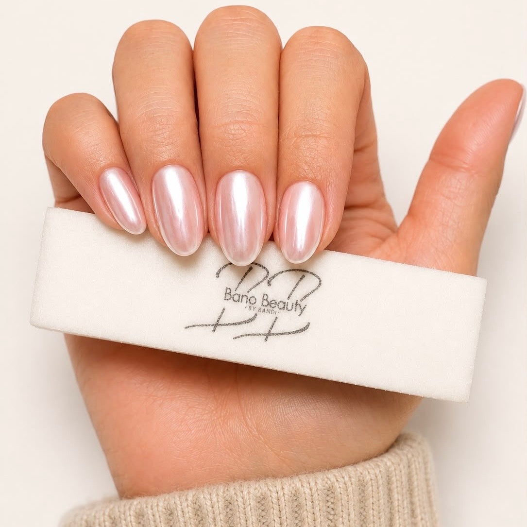 Glazed donut pearl chrome