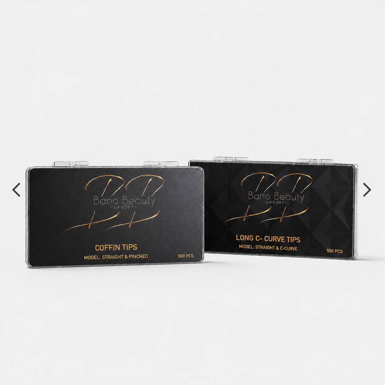 Coffin + Long C-Curve Tips Kit