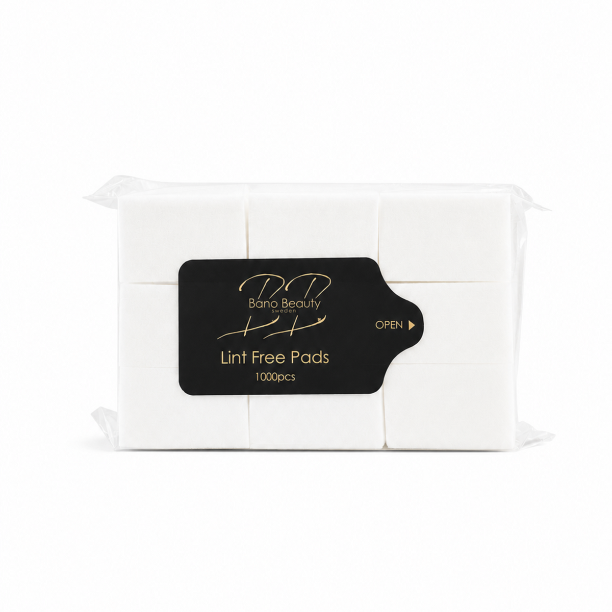100% lint free pads - 1000 pcs